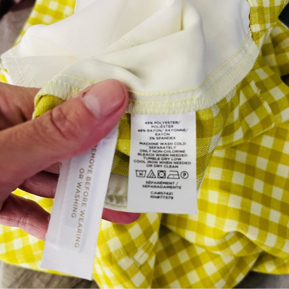 Ann Taylor Gingham Cropped Pants - Picture 8 of 9